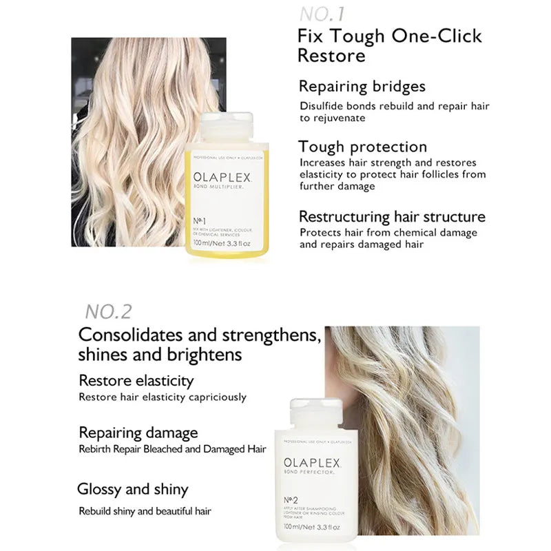Olaplex Hair Perfecter Repair Damaged Hair Conditioner Nourish Hair Oil Improve Frizzy Smooth Soft Bright 1PCS