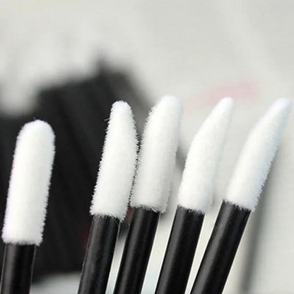 50 Pcs Disposable Lip Brush Eyelash Makeups Brushes Lash Extension Mascara Applicator Lipstick Wands Set Cosmetic Makeup Tools